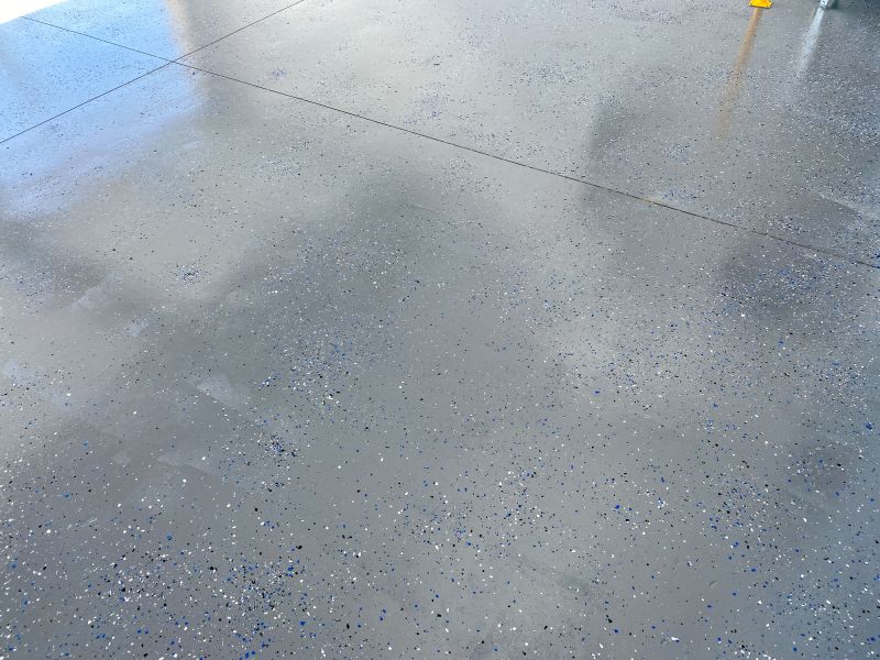 Epoxy Coated Garage Floor