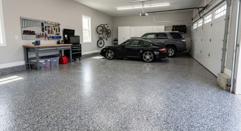 Garage Floor Staining in Raleigh, NC