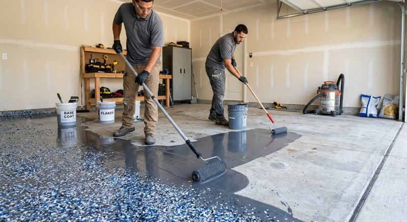 Residential Floor Coating in Alexandria, VA